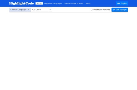 代码在线高亮工具