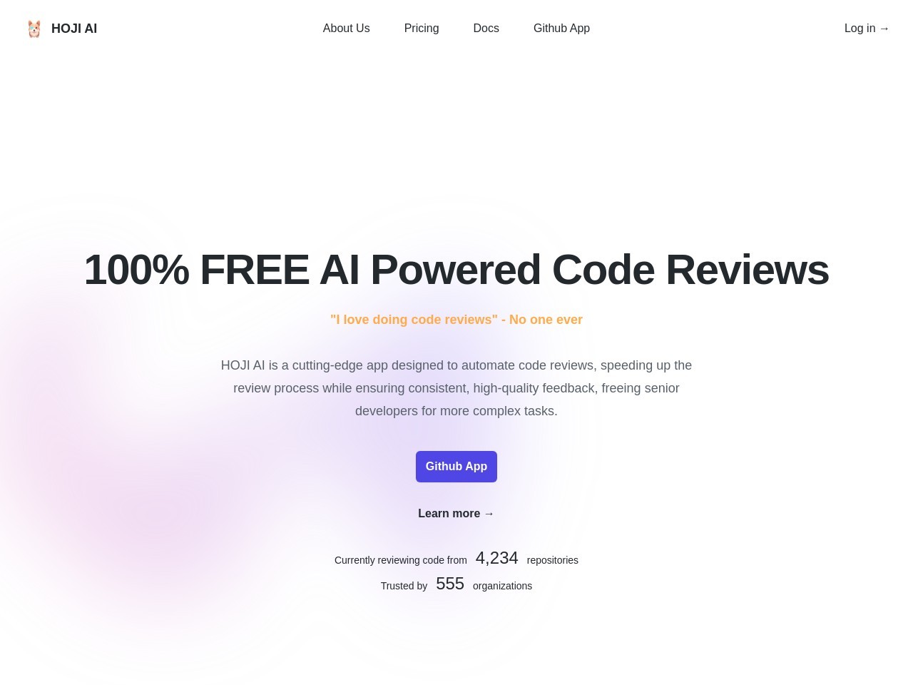 Hoji AI官网 – AI精准自动化代码审查工具