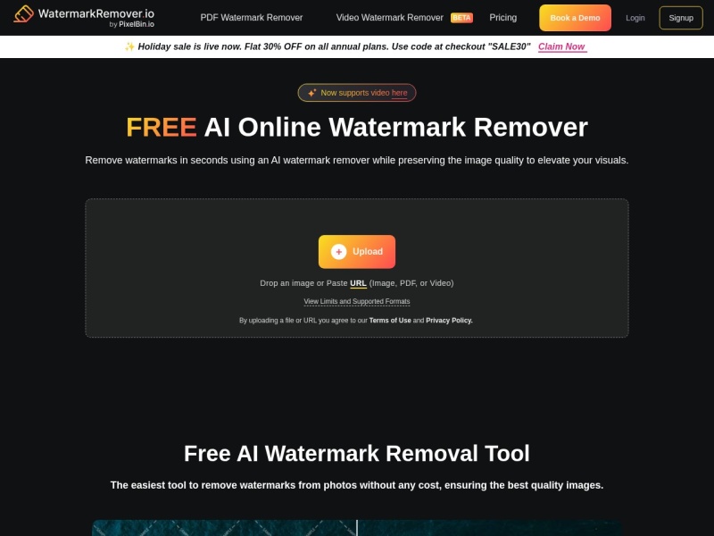 Watermark Remover – Remove Watermark from Images with AI