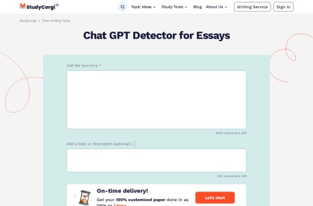 StudyCorgi ChatGPT Detector