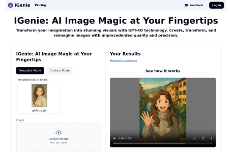 IGenie：免费AI图像神器，GPT-4O驱动一键生成高清创意图
