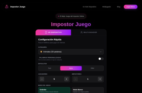 juego impostor