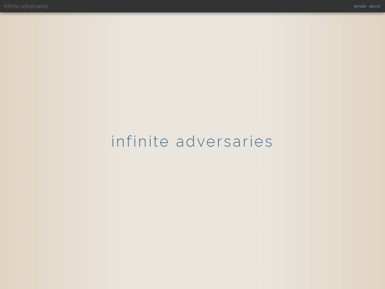 Infinite Adversaries官网 – 随机生成对抗遭遇的互动体验