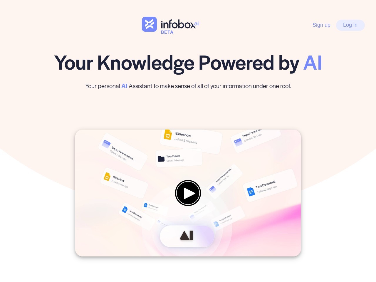 Infobox.ai官网 – 基于AI的知识获取平台