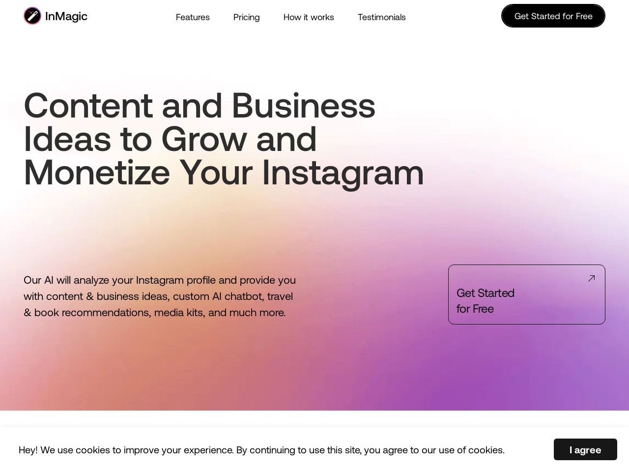 InMagic AI官网 – 为Instagram用户提供智能助手
