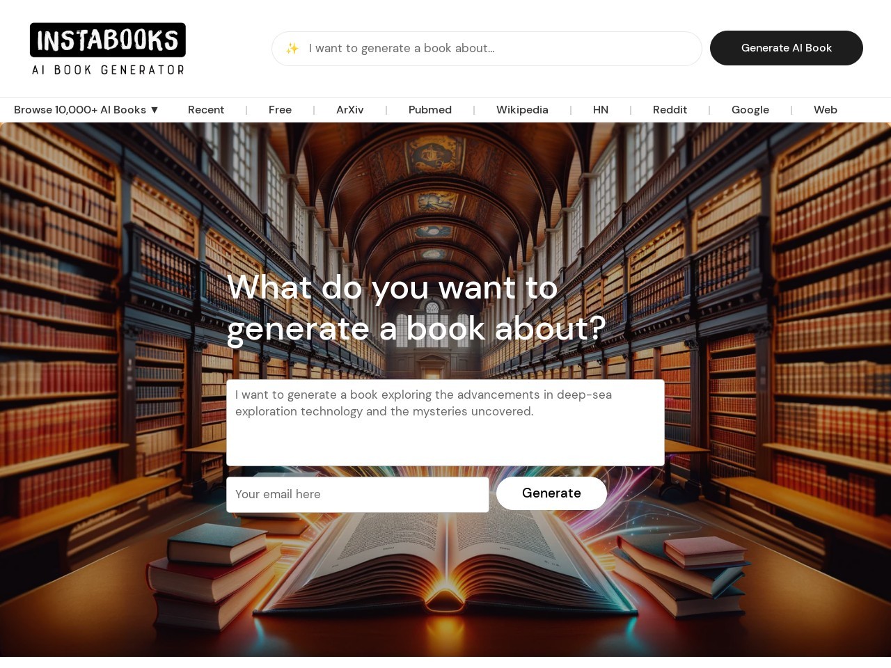 Instabooks AI官网 – 全球首个AI教材生成器