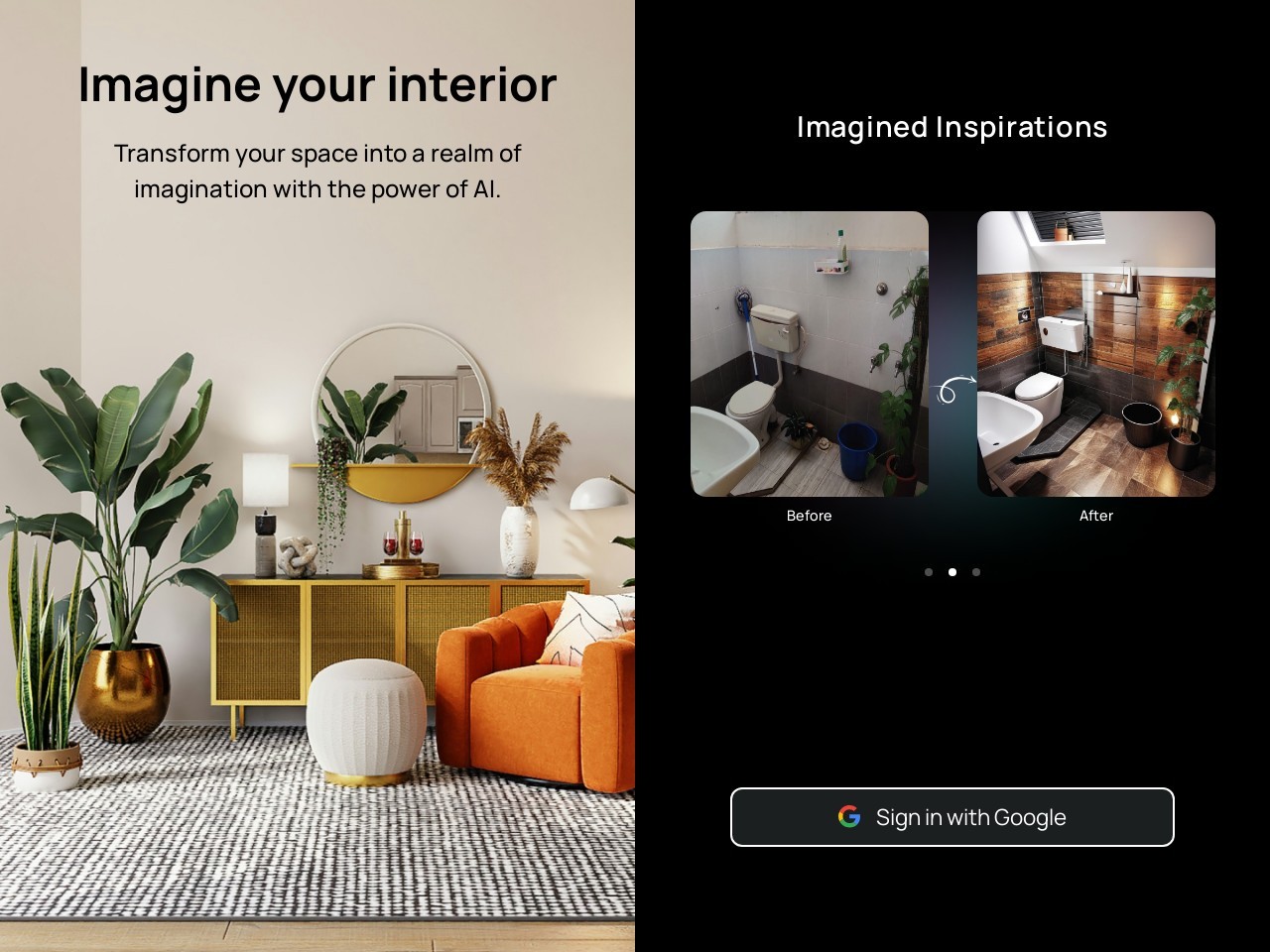 Imagine your interior官网 – 一个使用AI的室内设计工具