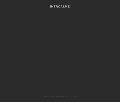 IntroAI官网 – 生成个性化介绍的在线工具