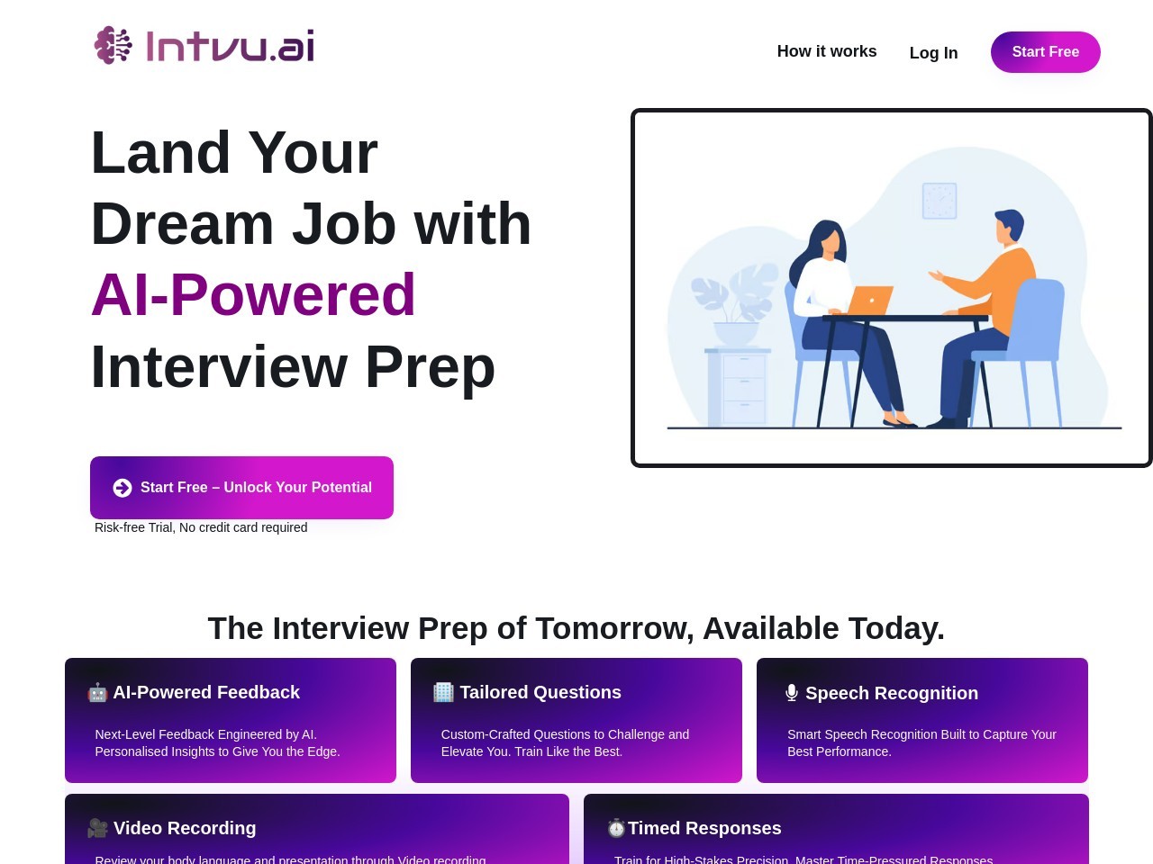 AI Powered Interview Preparation官网 – 智能模拟面试，提升面试技能