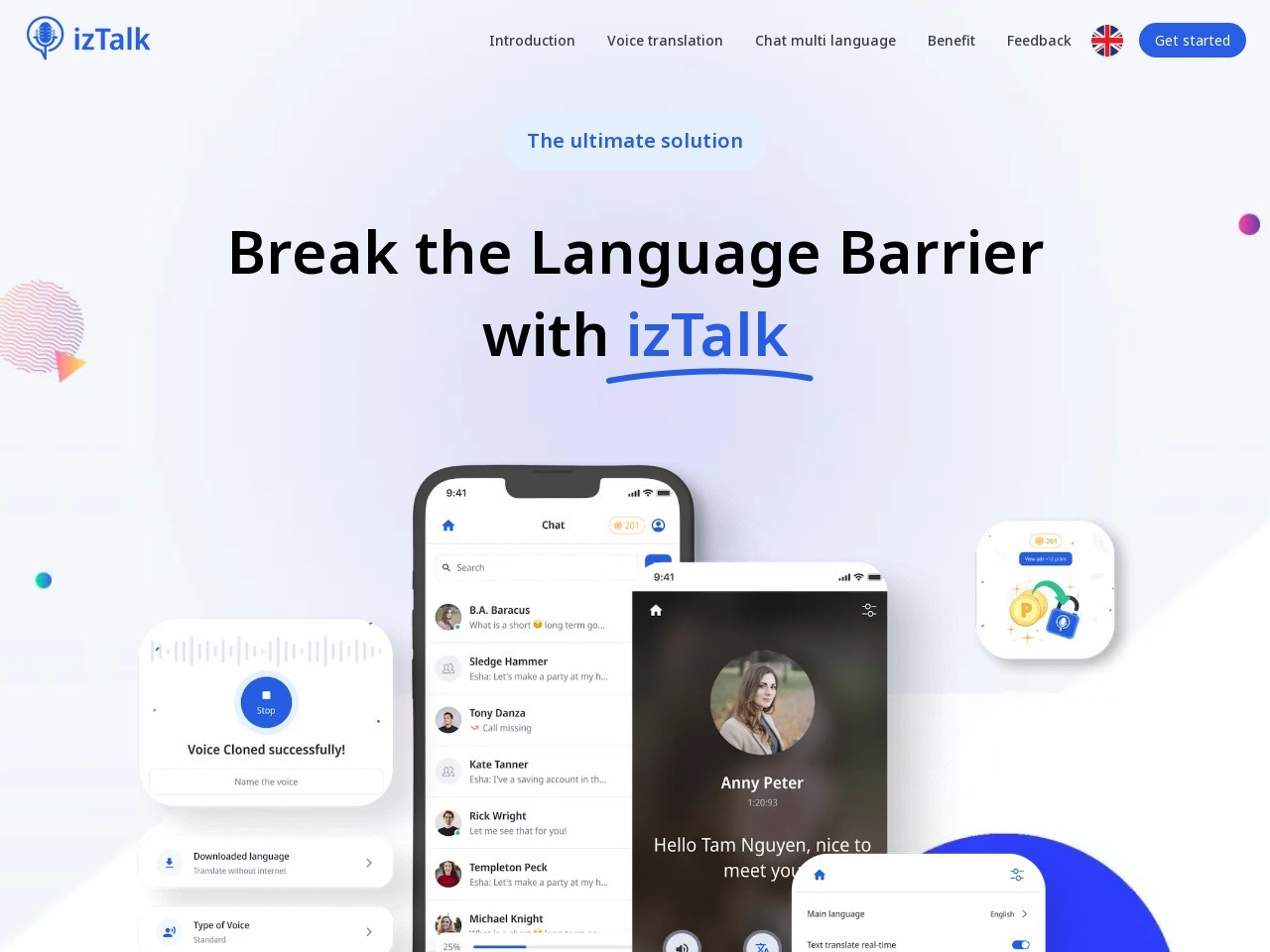 izTalk官网 – AI驱动的实时翻译平台