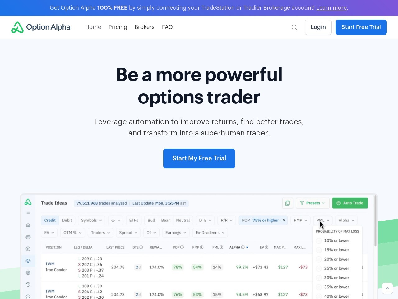 Option Alpha官网 – 专业的期权交易教育与软件平台
