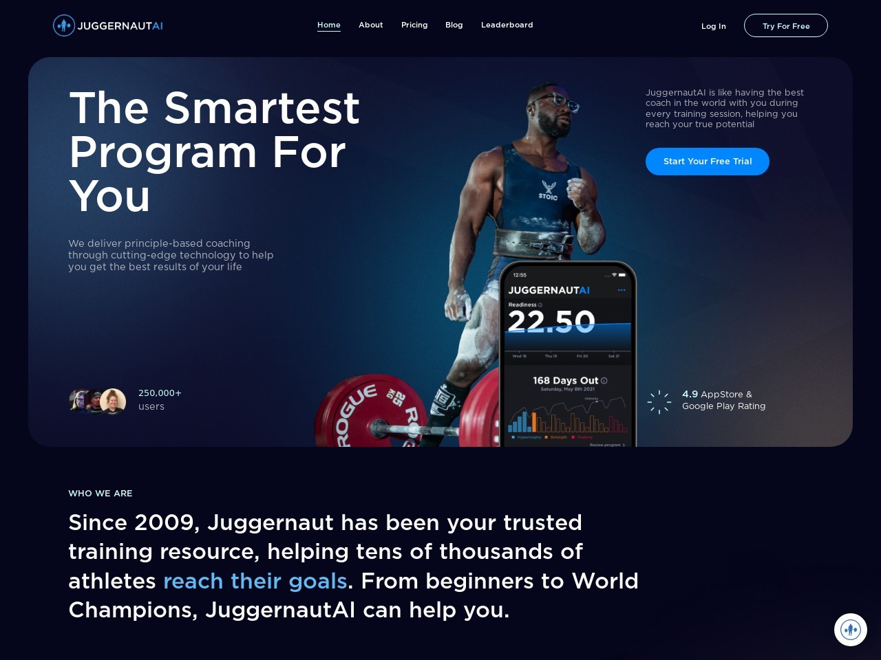 JuggernautAI官网 – 基于原则的智能教练系统