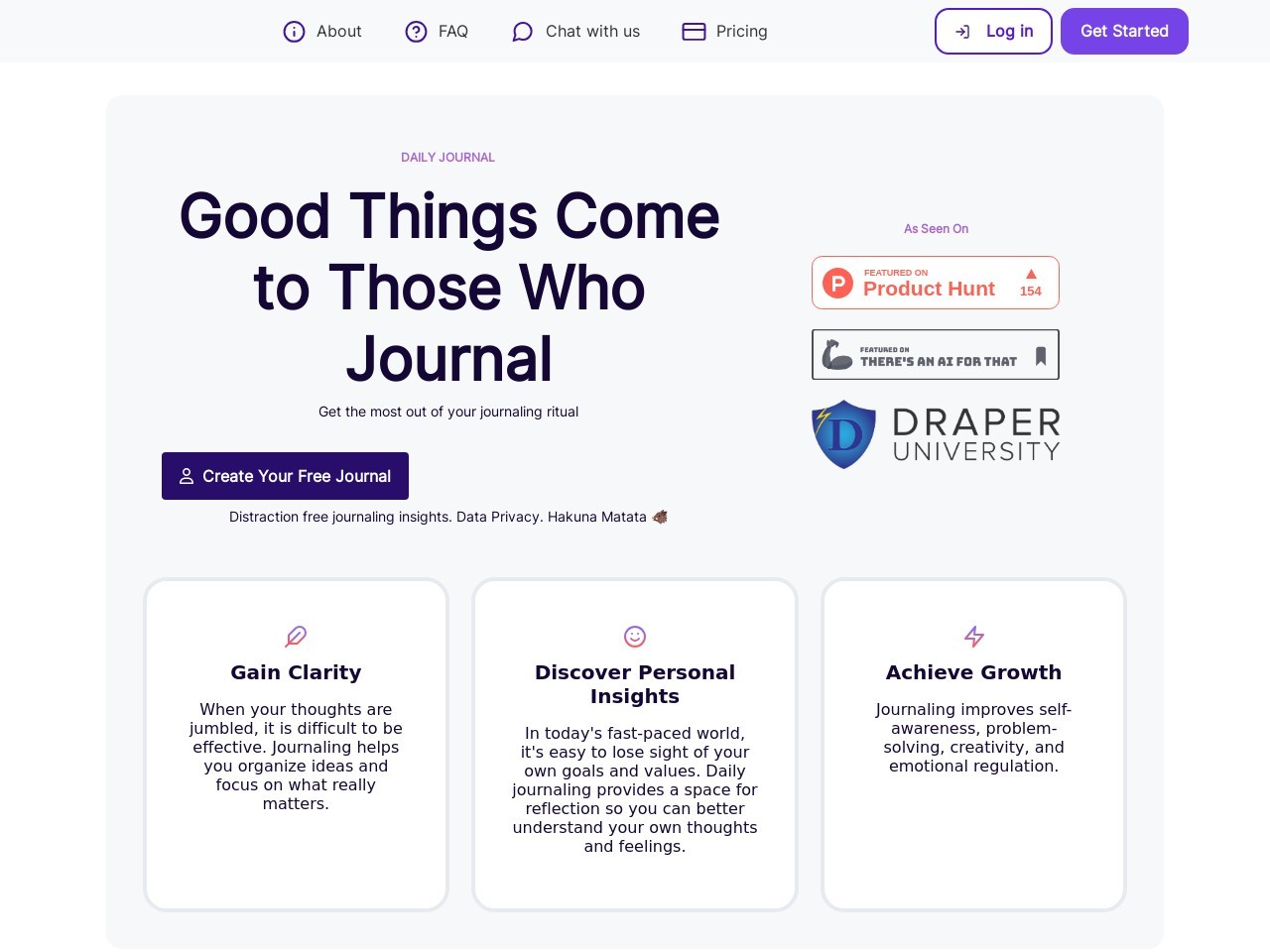 Jumble Journal官网 – 解锁个人成长的日记工具