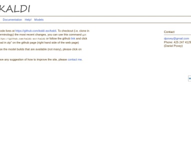 Kaldi Speech-to-Text