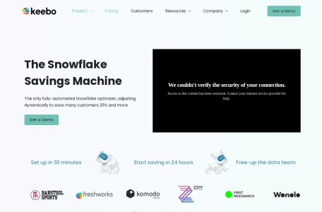 Warehouse Optimization官网 – 全自动数据仓库与分析优化工具