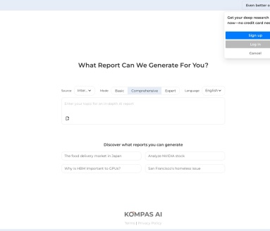 Kompas AI官网 – 强大的AI代理平台，提升工作效率