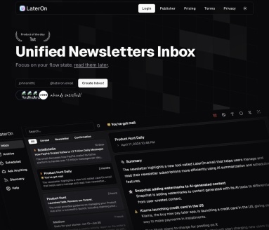 LaterOn.email官网 – 高效管理订阅邮件的工具