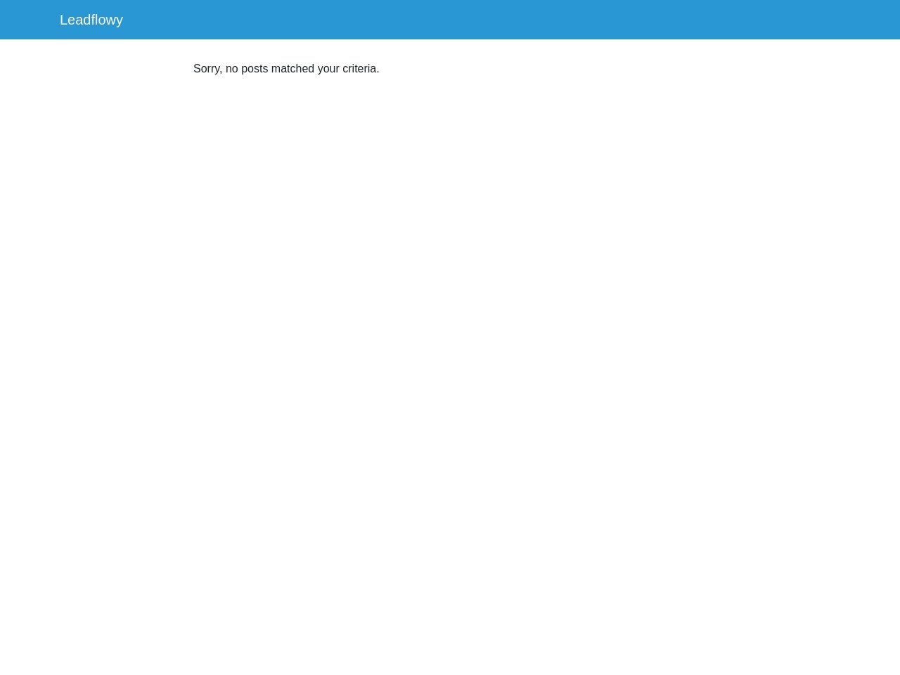 Leadflowy官网 – 全方位的营销自动化软件