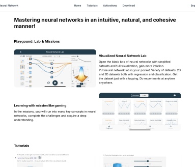 Neural Network官网 – 帮助用户自然学习神经网络