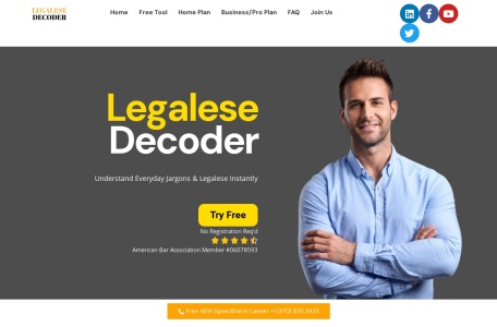 Legalese Decoder官网 – 简化法律文件的智能工具