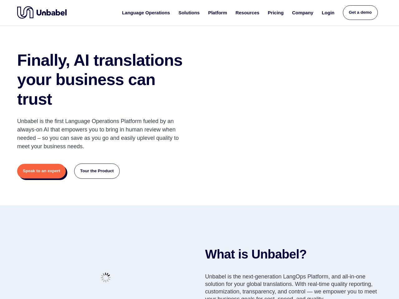 Unbabel官网 – 多语言沟通平台