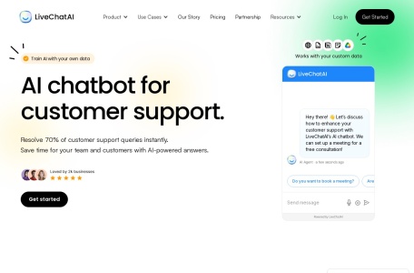 LiveChatAI官网 – 简化客户支持的AI聊天工具