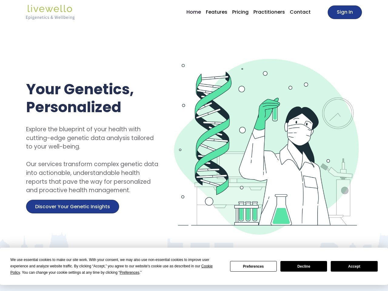 Livewello官网 – 基因数据分析平台