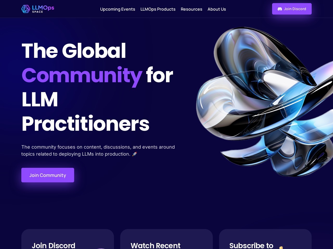 LLMOps.Space官网 – 全球LLM从业者的社区