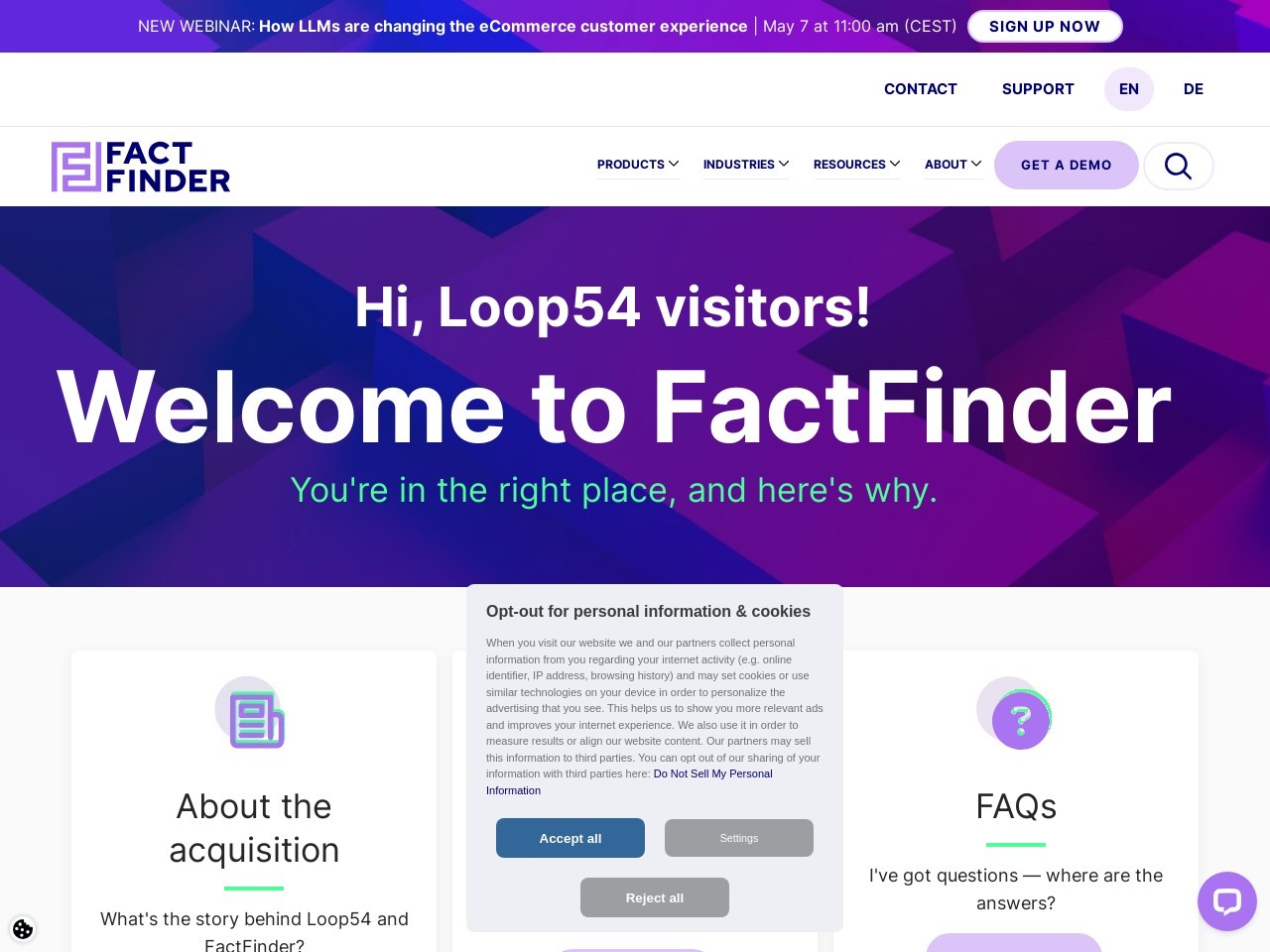 Loop54官网 – 电商个性化搜索技术