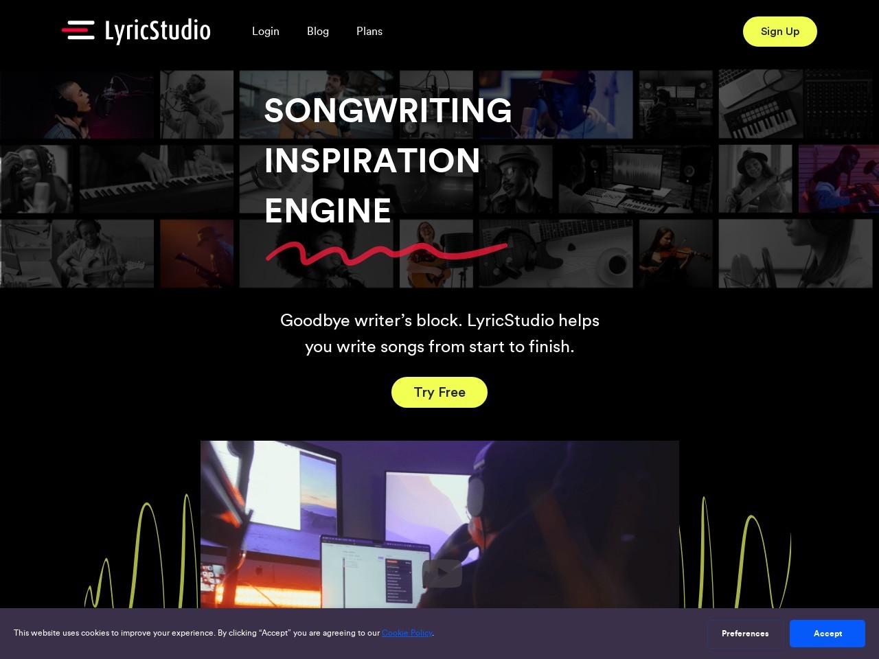 LyricStudio官网 – 灵感引擎，助你创作歌词
