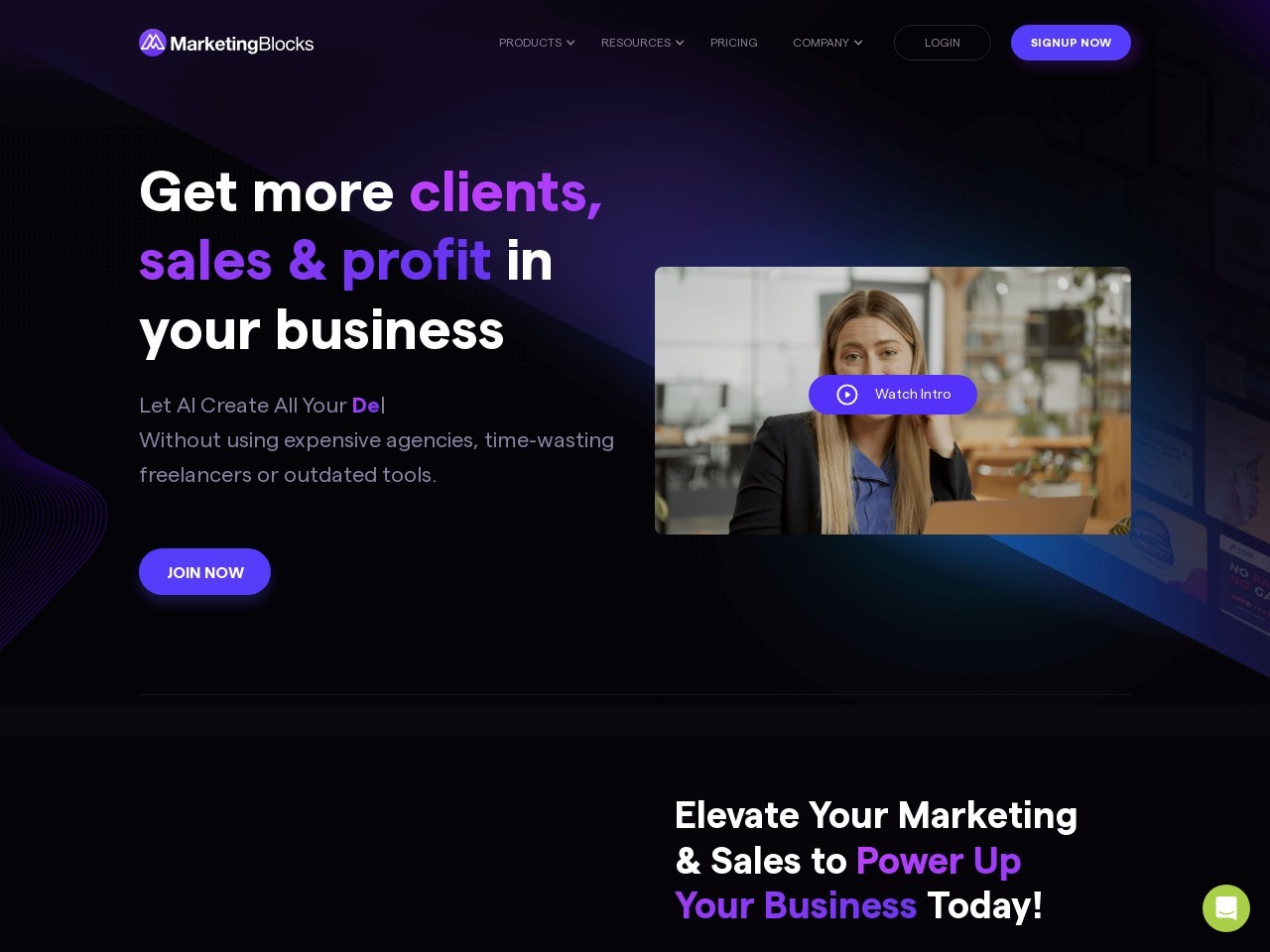 MarketingBlocks官网 – 一站式AI营销助手