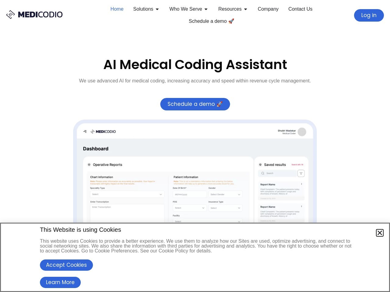 CODIO, AI-powered medical coding tool官网 – AI驱动的医疗编码工具