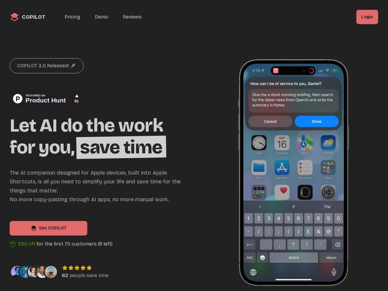 MeetCOPILOT.app官网 – 个人AI助手，完美融入Apple生态