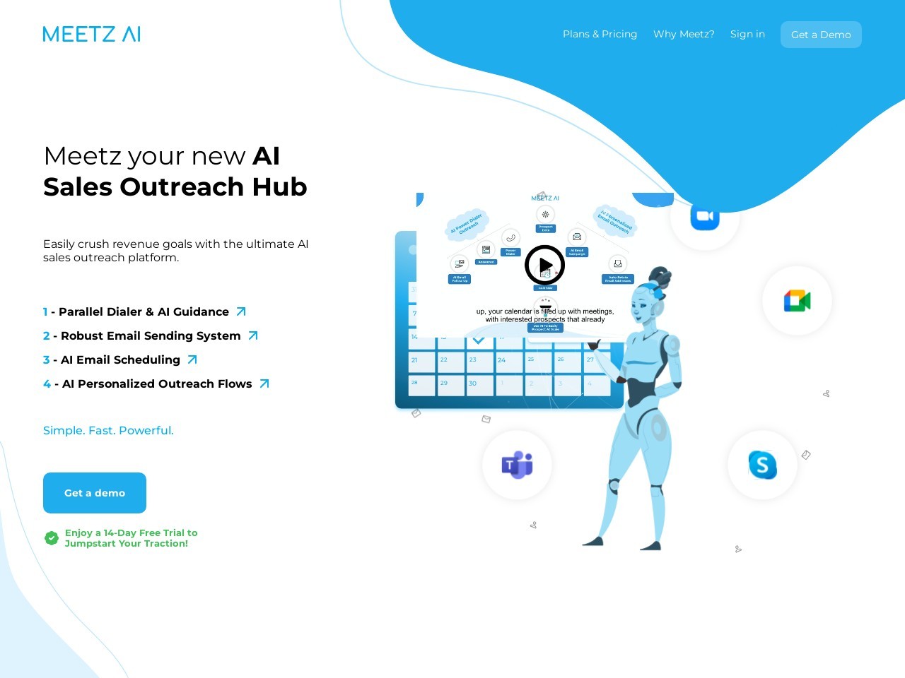 Meetz AI官网 – 智能会议助手，自动化日程安排