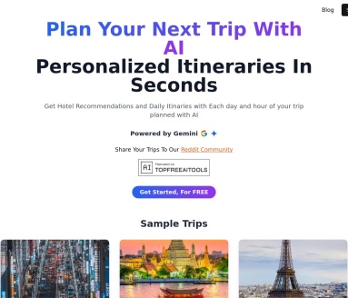 Moon Trip: AI Travel Planner官网 – 快速高效的旅行规划助手