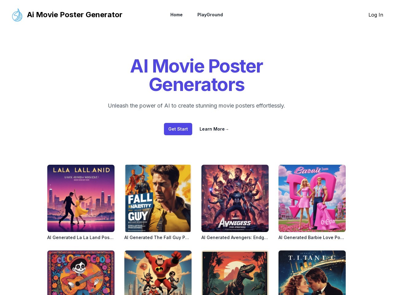 AI Movie Poster Generators官网 – 快速生成惊艳电影海报