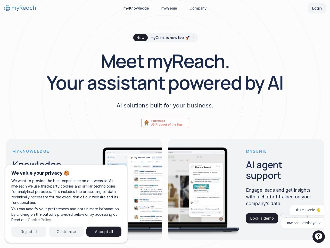 myReach官网 – 你的个人AI助手，像第二大脑一样