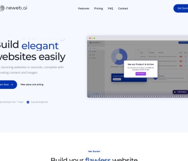neweb.ai官网 – 自动生成专业网站的AI工具