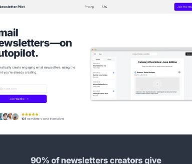 Newsletter Pilot官网 – 告别繁琐的新闻通讯创建