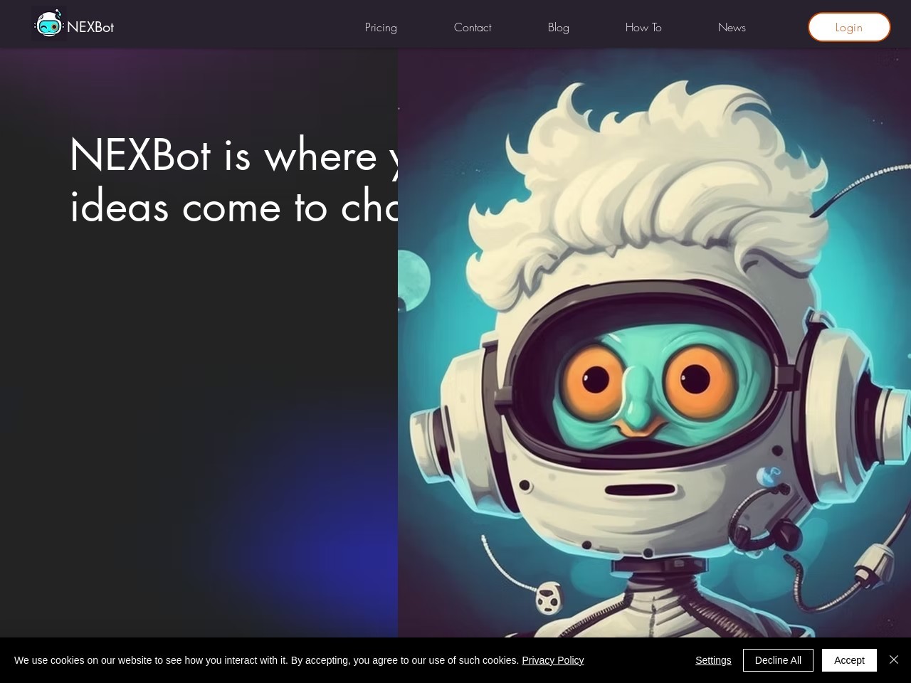 NEXBot官网 – 快速构建AI聊天机器人