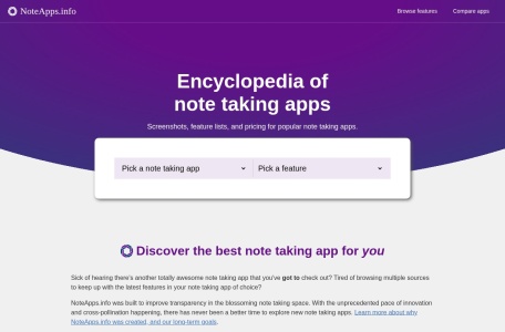 NoteApps 笔记软件百科全书