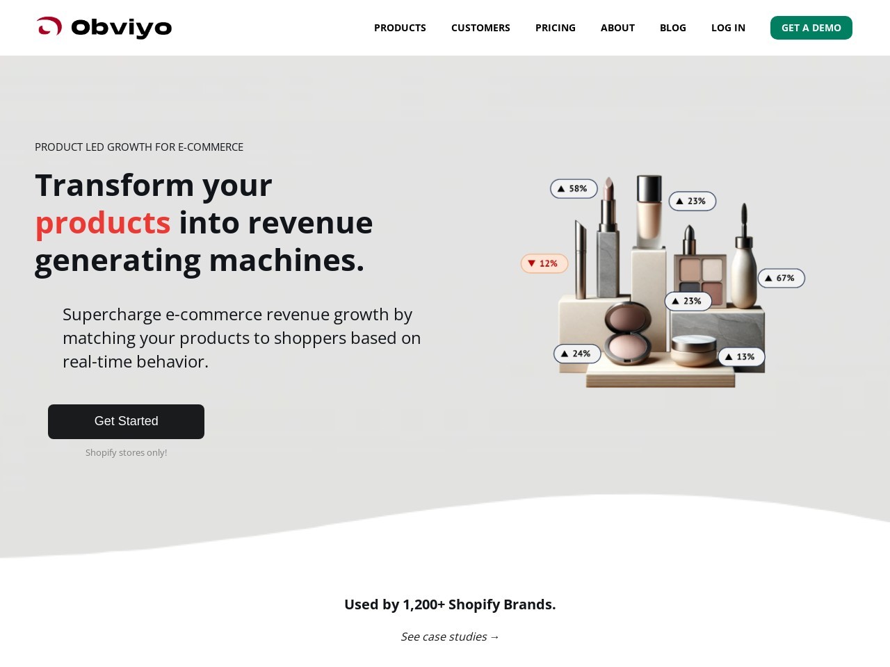 Obviyo官网 – 为电商提供产品驱动增长