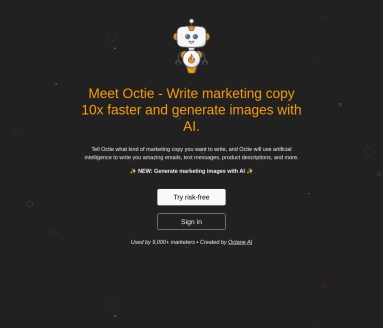 Octie官网 – AI驱动的营销文案工具