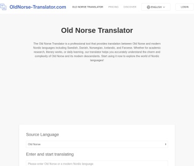 Old Norse Translator