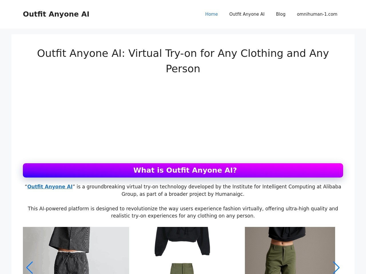 Outfit Anyone AI