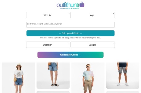 OutfitHuntr翻译站点