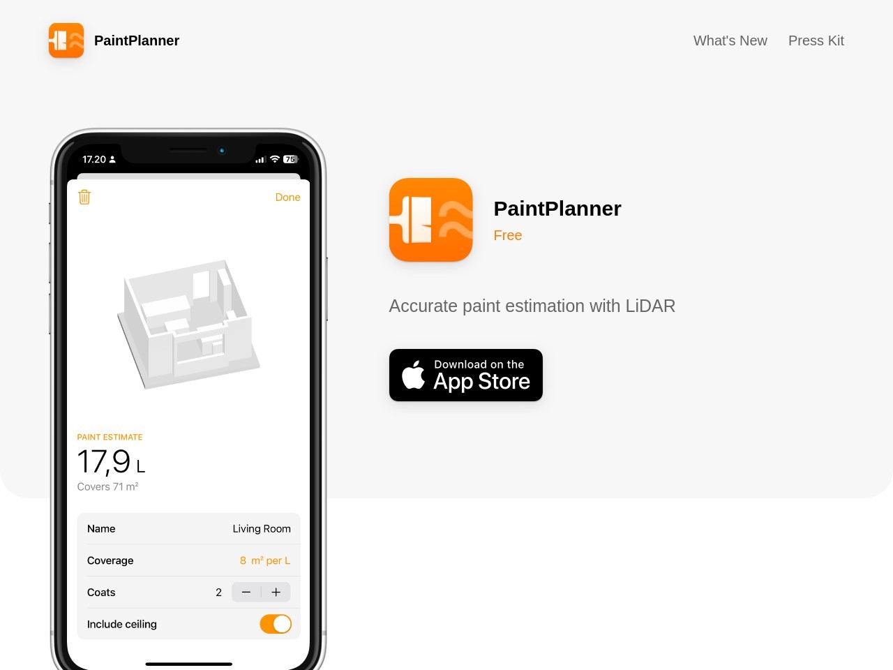 PaintPlanner官网 – 精准的涂料估算工具