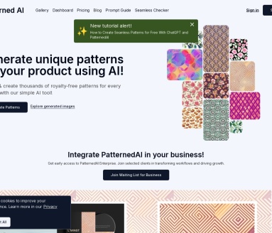 Patterned AI 生成产品图