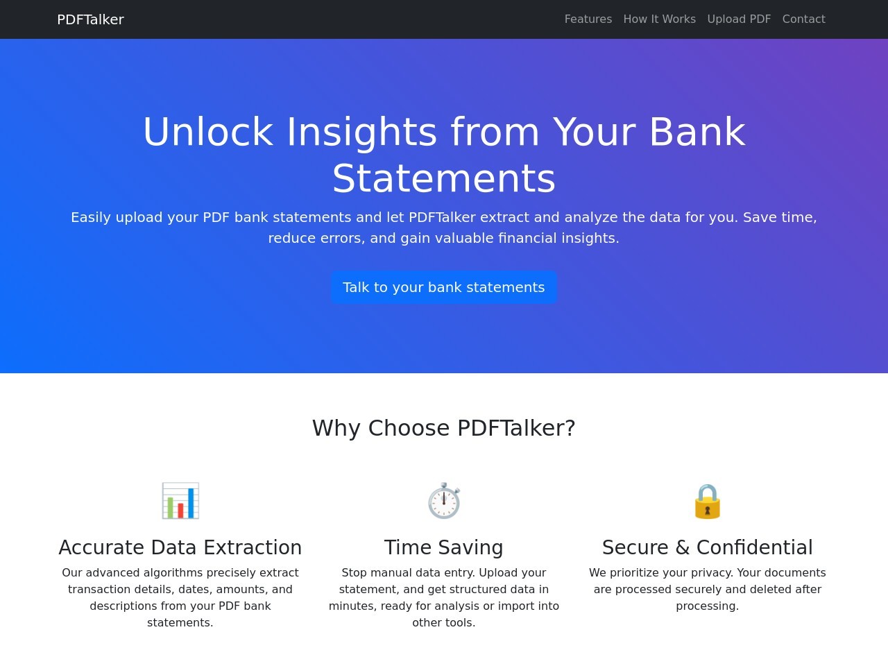 PDF Talker官网 – 与PDF文档对话的工具