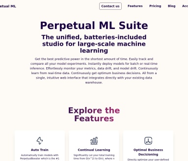 Perpetual ML